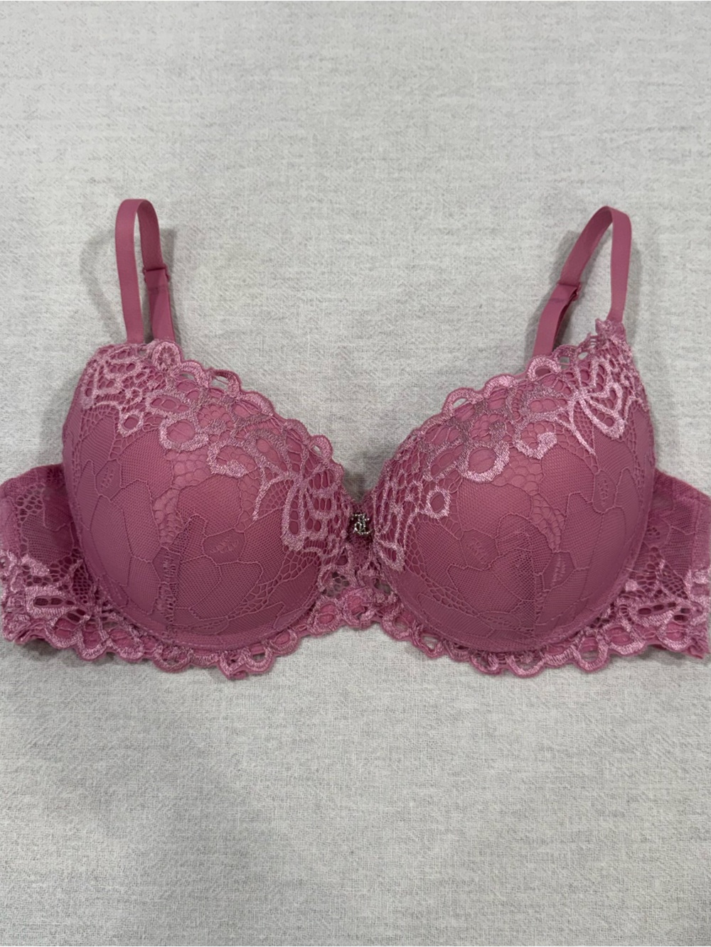 Juicy Couture Lace Pushup Bra Pink
